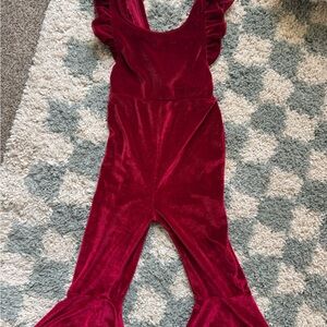 Toddler Velvet Jumpsuit